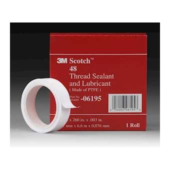 Ruban 48 PTFE sans adhésif, 13,2 m x 12,7 mm|3M france-TRM85301
