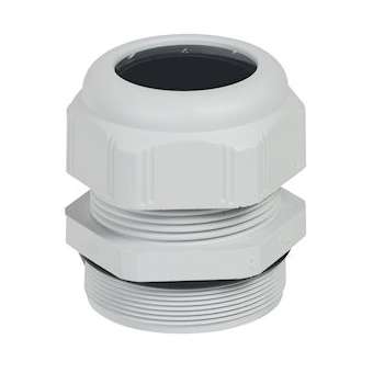 Presse-étoupe plastique IP68 ISO63 - gris RAL7035|Legrand-LEG381583