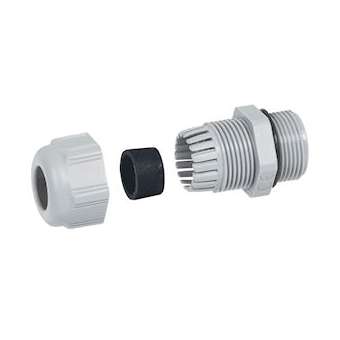Presse-étoupe plastique IP68 PG 13 - gris RAL7035|Legrand-LEG381587