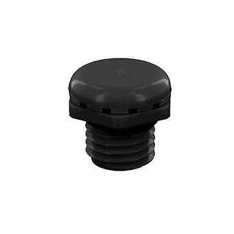 Bouchon ventil. Pol. médium noir ISO 12x1,5|Blm distribution-BLI105155