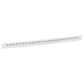 Réglette 24 repères Mémocab largeur 2,3mm + lettre majuscule M noir/fond blanc|Legrand-LEG037838