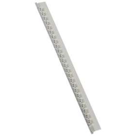 Réglette 24 repères Mémocab largeur 2,3mm + lettre majuscule Z noir/fond blanc|Legrand-LEG037851