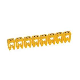 Repère CAB 3 pour filerie 1,5mm² à 2,5mm² avec lettre majuscule O|Legrand-LEG038344