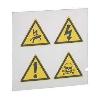Repère vierge triangle rigide adhésif 50mm pour imprimante Logicab2|Legrand-LEG038704