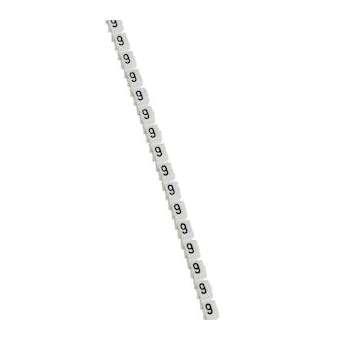 Repère Cab3 chiffre 9 - section 0,5mm² à 1,5mm²|Legrand-LEG200795