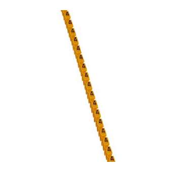 Repère CAB3 chiffre 4 - sections 1,5mm² à 2,5mm²|Legrand-LEG200800