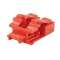 Package of ten Red LC duplex adapter blo|Panduit Composants Industriels-PNUPSL-LCAB
