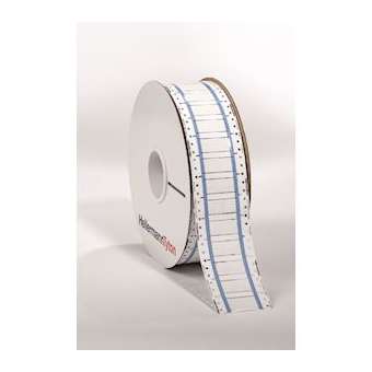 Manchons thermo à marquer, rétreint 2:1, D 6,4 mm, longueur 25 mm x2, blanc|HellermannTyton-HNE55360023