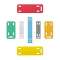 Etiqu. de câbles,rouge 76,2x12,7mm,pose par colliers,imp.TDP43,rouleau 500,Cdt.1|Panduit Composants Industriels-PNUM300X050AIT