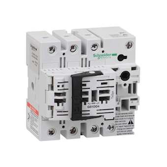 TeSys GS1 - bloc de base interrupteur-sectionneur fusible - 3P+N 3F - NFC - 32A|Schneider Electric-SCHGS1DD4