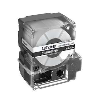 MP Cassette, Comp Label, Non-Ahdesive Po|Panduit Composants Industriels-PNUC195X040Y1M