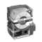 MP Cassette, Comp Label, Non-Ahdesive Po|Panduit Composants Industriels-PNUC261X035Y1M