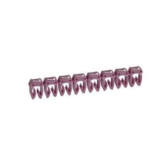 Repère CAB 3 filerie 0,15mm² à 0,5mm² - blocs de jonction + chiffre 7 violet|Legrand-LEG038107