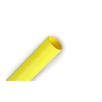 GTI 3000 3/1mm Gaine Thermorétractable paroi fine en barre de 1m Jaune|3M france-TRM85396