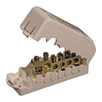 Répartiteur de terre 5 dérivations|Bizline-BIZ710304