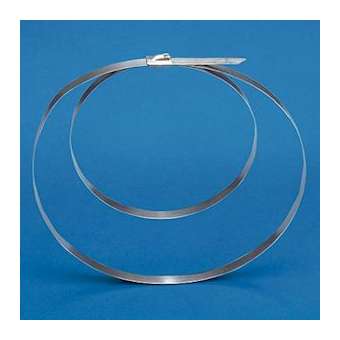 CollierMLT inox 316,1359x12,7mm épaiss. 0,38mm,Resist. arrachement 4450N,Cdt:25|Panduit Composants Industriels-PNUMLT8DEH15-Q316