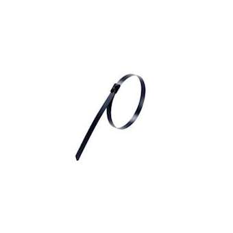Collier en Inox 316 cranté 12X610mm revêtement Polyester|ABB Thomas & Betts-TBFYLD12610BC