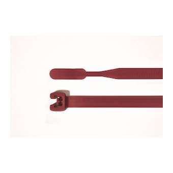 Collier 210x4.7 mm en PA66 rouge - Q50R|HellermannTyton-HNE10900184