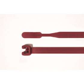 Collier 210x4.7 mm en PA66 rouge - Q50R|HellermannTyton-HNE10900184