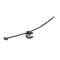 Lanière de fixation pour bord de tôle 200 x 4.6 mm en PA66HS noir - T50ROSEC22
