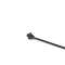 Lanière avec pied sapin 160x4.6mm Dtrou 6.5 à 7 mm en PA66HIRHS noir -T50SOSFT6