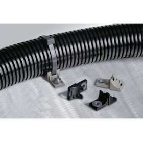 Lanière 385x7.6mm en PA66HS et PA66W avec embase à visser - T120ROSHDMP6SET|HellermannTyton-HNE15600980