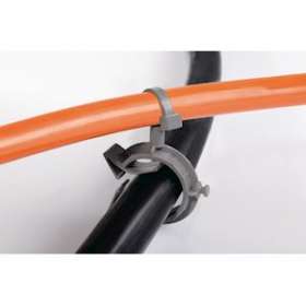 Lanière de fixation 155x4.7mm avec clip D10 à 14mm en PA46 gris - T50SVCOC10-14|HellermannTyton-HNE15601045