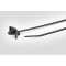 Lanière à pied ancre 100x2.5mm pour trou D 4.6 à 4.8 mm en PA66 Noir - T18RSF