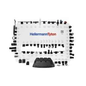 Clip pour bord de tôle plastique D 5.8 mm en POM noir - CBT2/6|HellermannTyton-HNE15083260