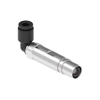 Contact pneumatique métallique coudée femelle diam. extérieur 3mm racc. rapide|Ilme-IL1CX3.0MPAF