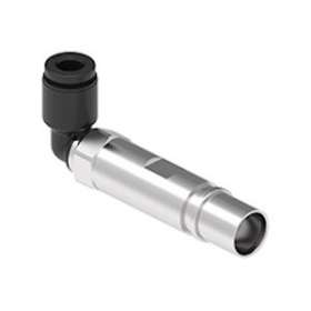 Contact pneum métallique coudée femelle diam. extérieur 4mm racc. rapide|Ilme-IL1CX4.0MPAF