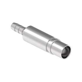 Contact pneu. métal droit femelle diam. intérieur 4mm racc. canelé sans valve|Ilme-IL1CX4.0MPF