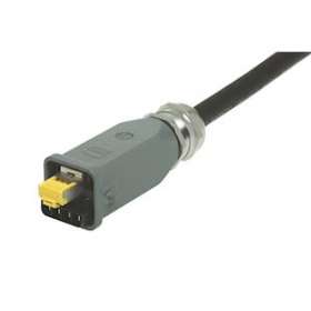 Han3A RJ45 Hybrid 10G Cat6 plug 8+4p IDC|Harting-HRG09451151760