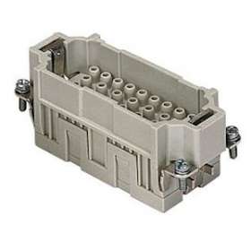 Insert mâle à sertir 16A 500V 32P+T gabarit 77.27|Ilme-IL1CQEM32