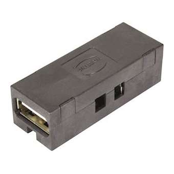 USB 2.0 HIFF Bulkhead coupler type A-A|Harting-HRG09455451901