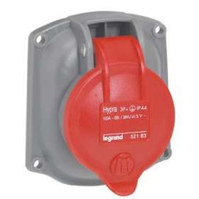 Prise Hypra 16A pour remplacement Martin Lunel 16A -3P+T -380/415V~ -plastique|Legrand-LEG052183