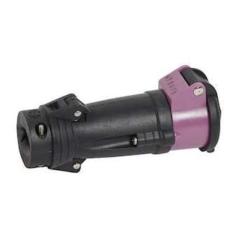 Prise mobile Hypra IP44 TBT 16A - 20V~ à 25V~ - 2P - caoutchouc|Legrand-LEG052481