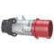 Fiche mobile droite Hypra IP44 16A - 380V~ à 415V~ - 3P+N+T - métal