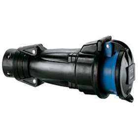 Prise mobile Hypra IP44 63A - 200V~ à 250V~ - 2P+T - caoutchouc|Legrand-LEG053692