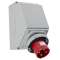 Fiche inclinée P17 IP66/67 125A - 380V~ à 415V~ - 3P+T
