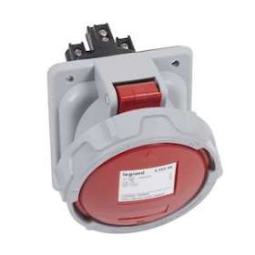 Prise fixe P17 IP66/67 63A - 380V~ à 415V~ - 3P+T|Legrand-LEG555588