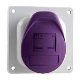 Prise à entraxes unifiés fixe P17 IP44 32A - 20V~ à 25V~ - 2P|Legrand-LEG055295