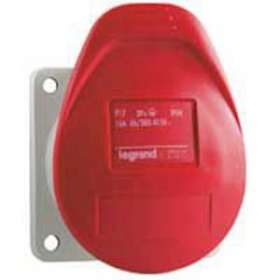 Prise à encombrement réduit fixe P17 IP44 16A - 380V~ à 415V~ - 3P+T|Legrand-LEG057358