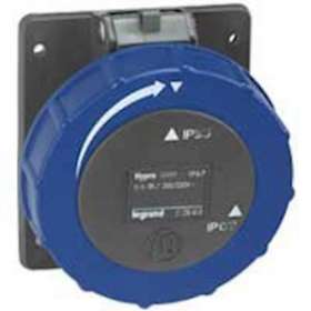Prise à entraxes unifiés Hypra IP66/67-55 - 200V~ à 250V~ - 3P+T - plastique|Legrand-LEG051147