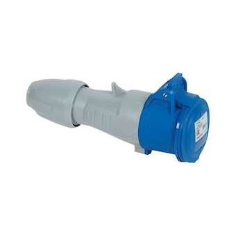 Prise mobile avec terre 16A - IP44 avec volet de protection - 3 alvéoles|Legrand-LEG090105