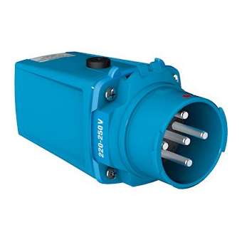 PN Adaptateur Domestique Poly bleu IP40 1P+N+T 10-16A 250V AC|Marechal-MAR01N8015D30