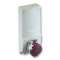 PratiKa - socle de prise avec transfo. - 16 A 2P - 230 V CA - IP44 - sur panneau