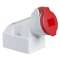 PratiKa - socle de prise industrielle - 16 A - 2P+T - 380-415 V CA - IP44