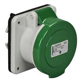 PratiKa - socle de prise industrielle droite - 32 A - 2P - 20-25 V CA - IP44|Schneider Electric-SCH82919
