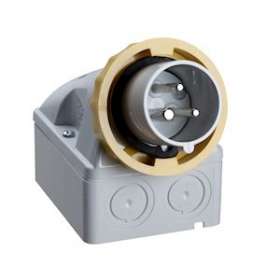PratiKa - socle de connecteur industriel - 16 A - 2P+T - 100-130V CA - IP67|Schneider Electric-SCH83551